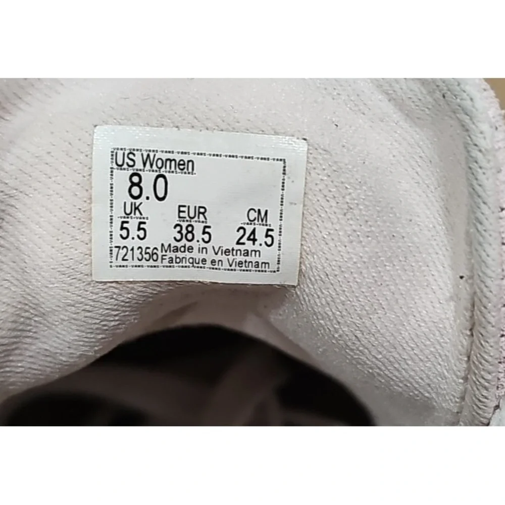 VANS Tie Dye Women's Skate Shoes‎ 721356 Peach US Size 8